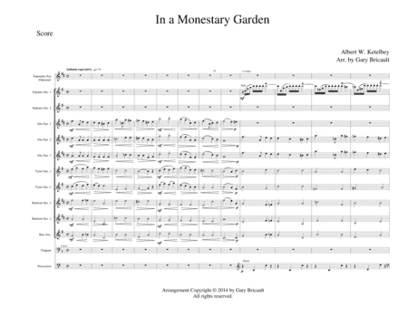 In a Monestary Garden (arr. Gary Bricault)