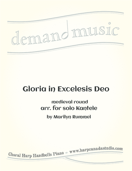 Gloria in Excelsis Deo - old English round for Kantele in D (arr. Marilyn Rummel)