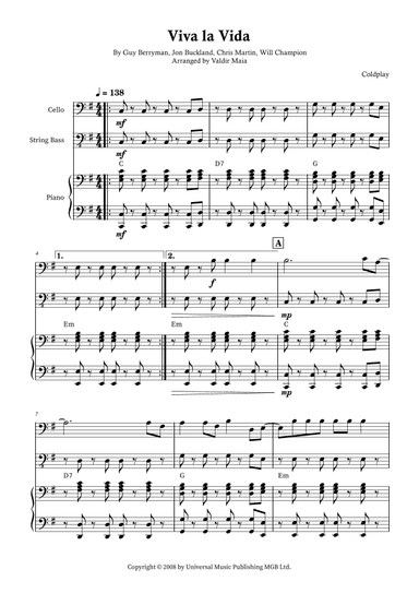Viva La Vida (arr. Valdir Maia)