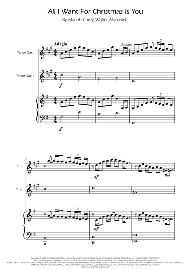 All I Want For Christmas Is You (arr. Ygor Nunes)