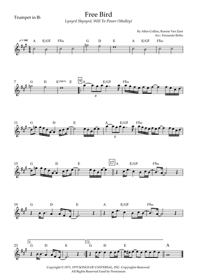 Free Bird (arr. Fernando Britto)