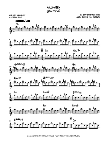 Halloween Theme (arr. Stephen Bulat)