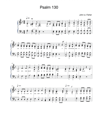 Out of the Depths- Psalm 130