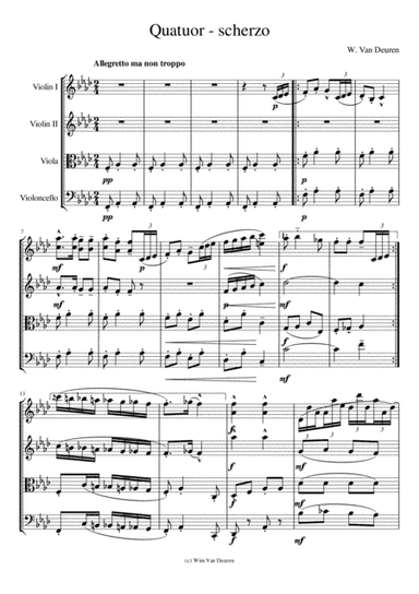 String Quartet "Scherzo"