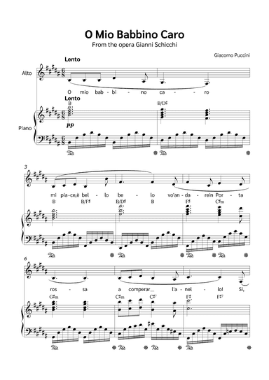 O Mio Babbino Caro (arr. Jackson Spindler)