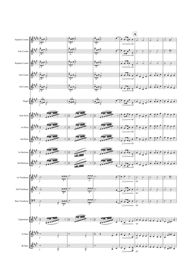 Australian National Anthem- Advance Australia Fair - brass band (arr. David Watson)