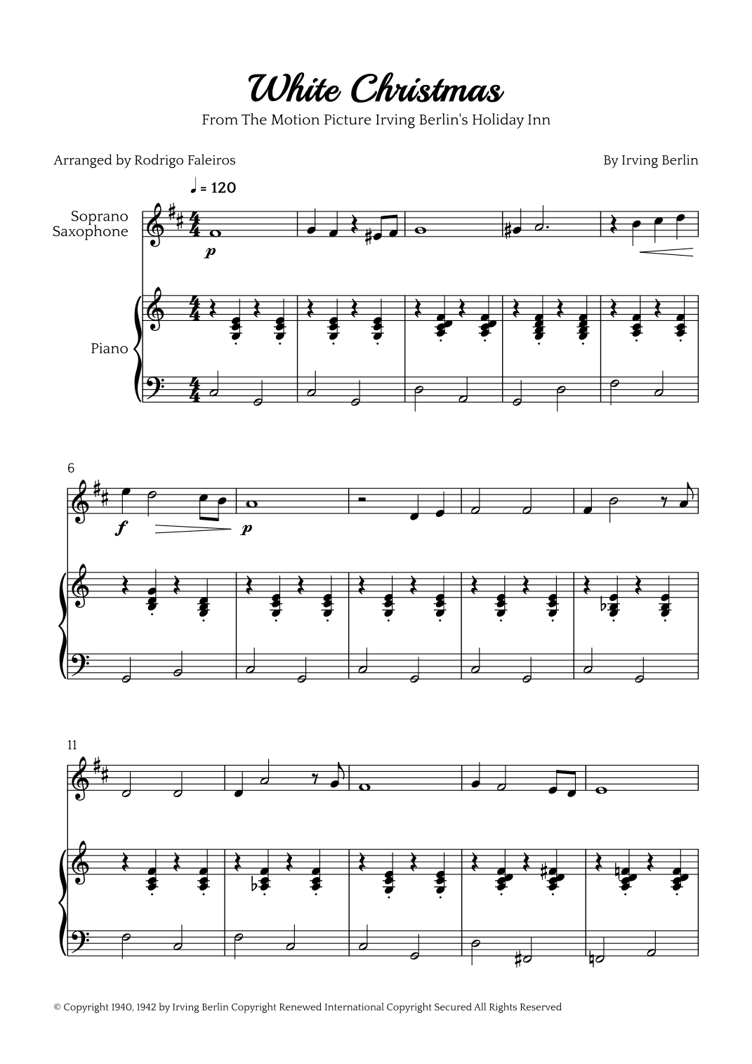 White Christmas (arr. Rodrigo Faleiros)
