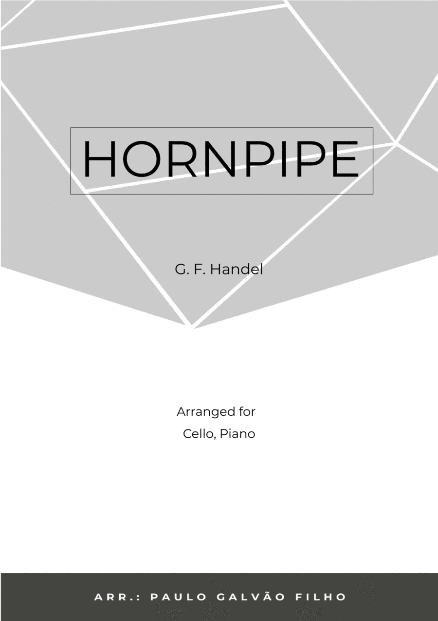 HORNPIPE - HANDEL - CELLO & PIANO (arr. Paulo Galvão Filho)