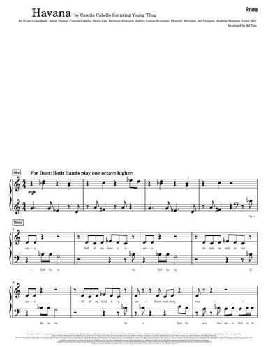 Havana (arr. AJ Tan)