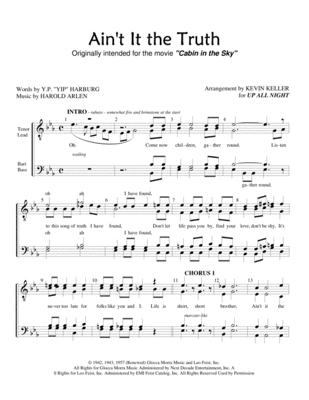 Ain't It De Truth (arr. Kevin Keller)
