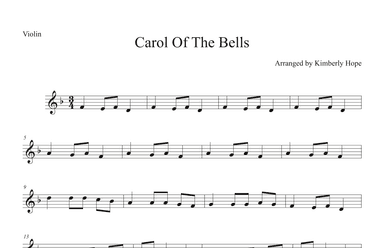 Carol Of The Bells (arr. Kimberly Hope)