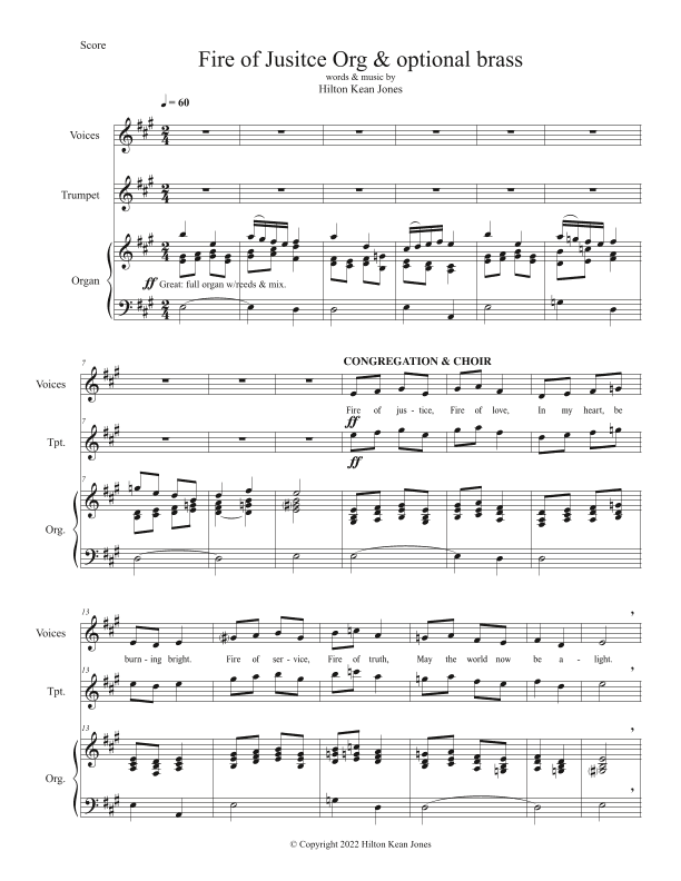 Fire of Justice, Fire of Love