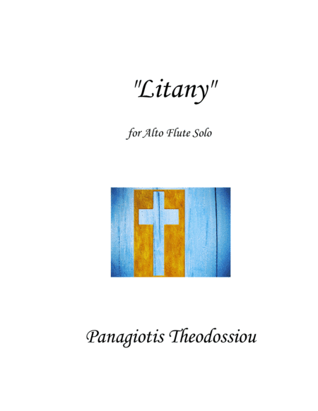 "Litany" for alto flute solo