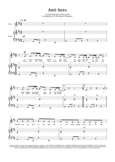 Anti-hero (arr. Henrique F Mangoni)