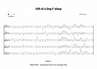 Gift of a Dog F#77