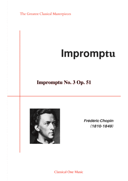 Chopin - Impromptu No. 3 Op. 51 (arr. MPS)