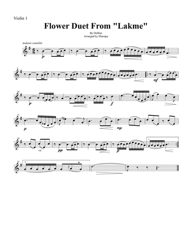 Flower Duet (arranged for String Trio) (arr. Marmpy)