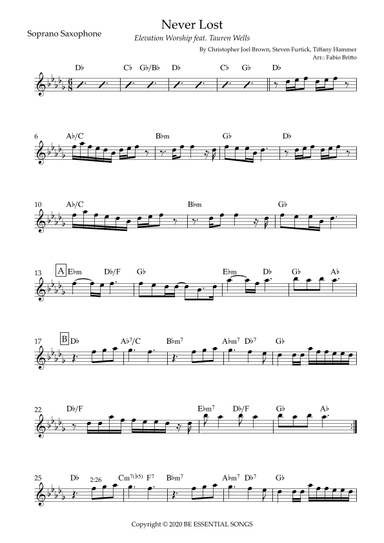 Never Lost (arr. Fabio Britto)