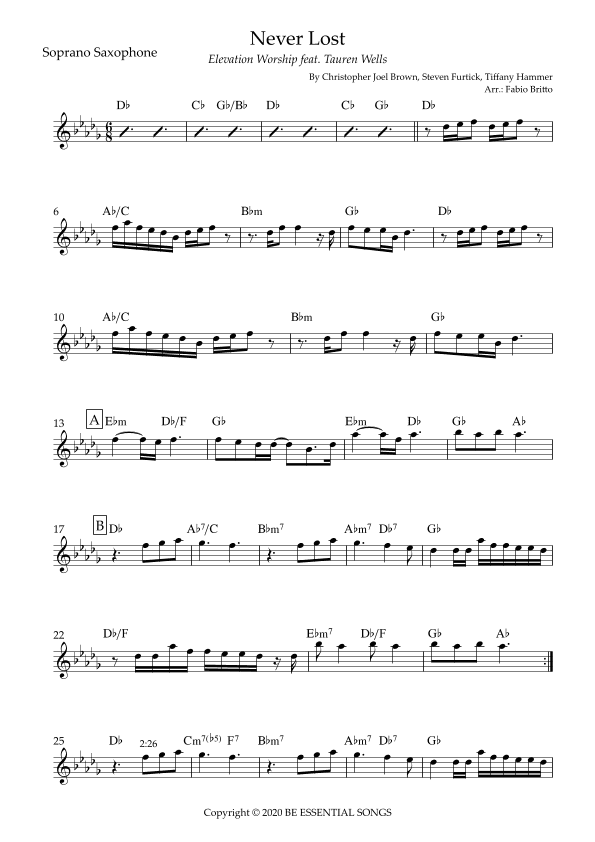 Never Lost (arr. Fabio Britto)