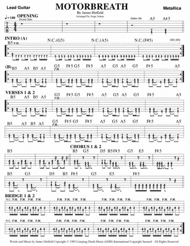 Motorbreath (arr. Jorge Juárez)
