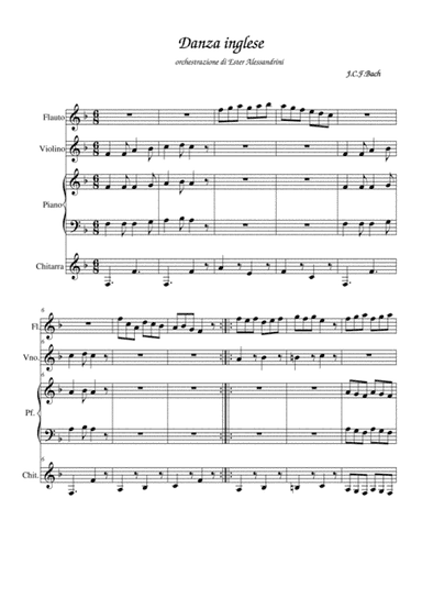 Danza inglese (arr. Ester Alessandrini)