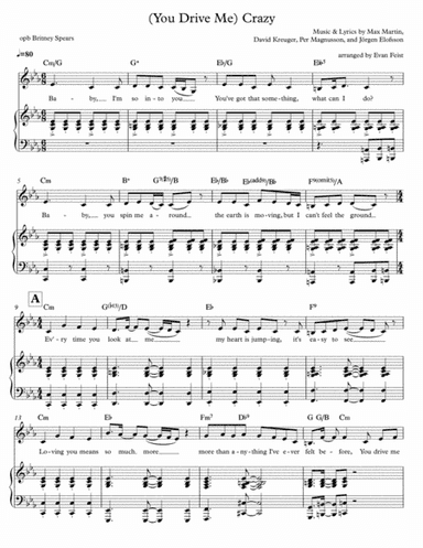 (you Drive Me) Crazy (arr. Evan Feist)