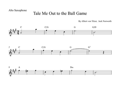 Take Me Out To The Ball Game (arr. Alex Nunes Rodrigues)