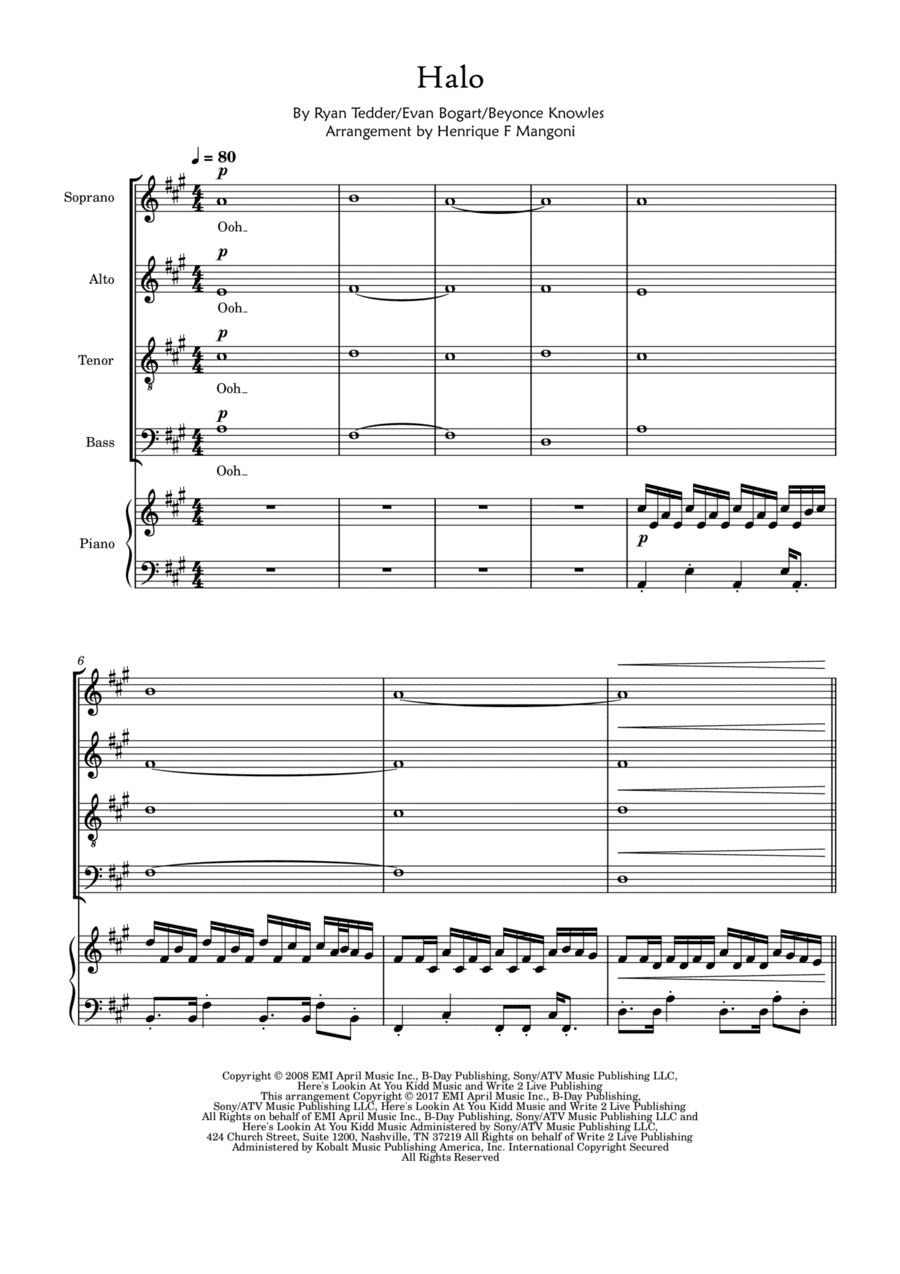 Halo (arr. Henrique F Mangoni)