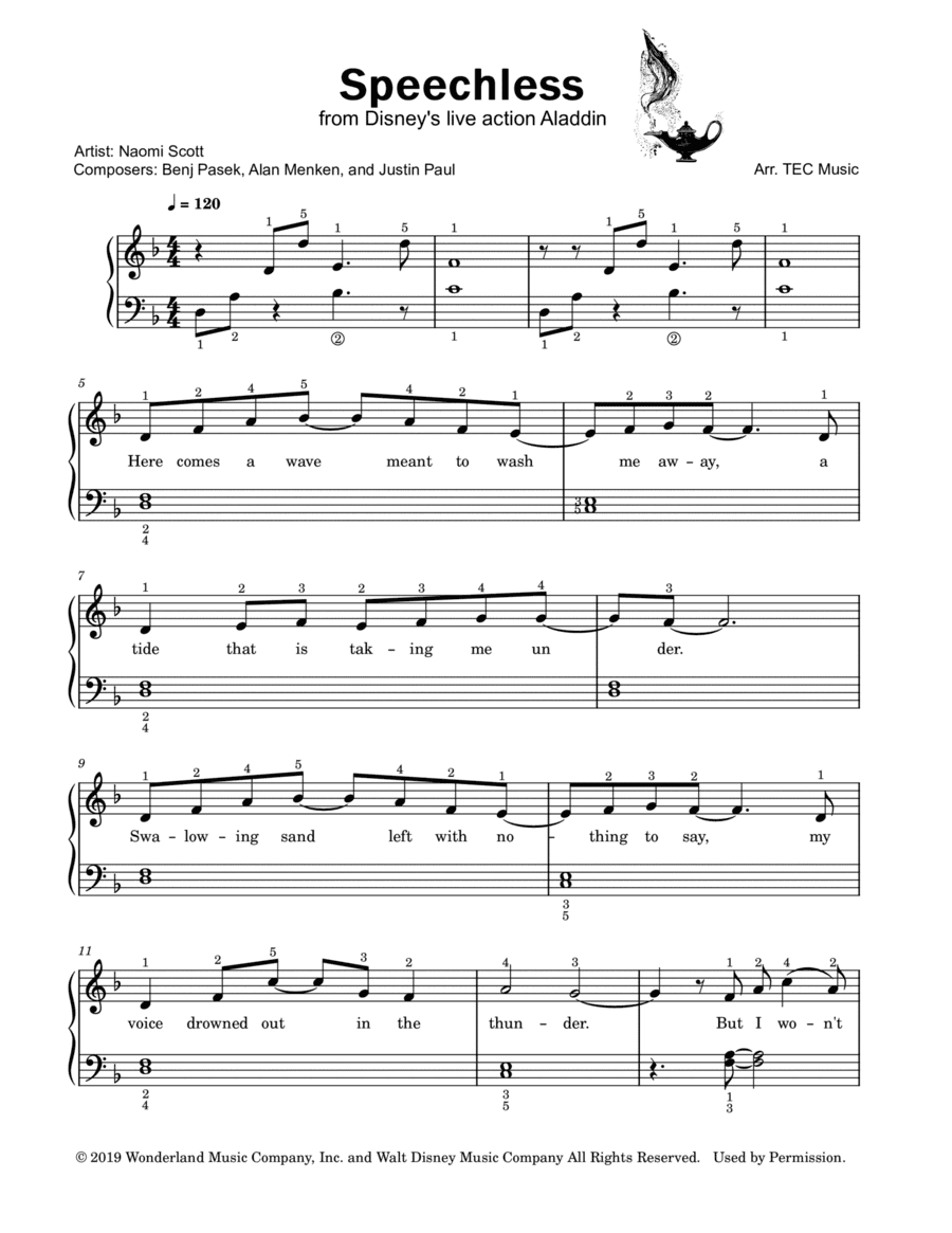 Speechless (arr. TEC Music)