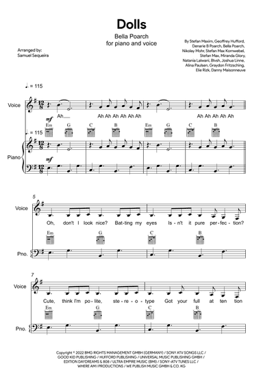 Dolls (arr. Samuel Sequeira)