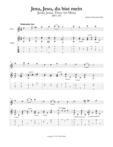 Jesu, Jesu, du bist mein (Jesus, Jesus, Thou Art Mine) (arr. Mark Phillips)