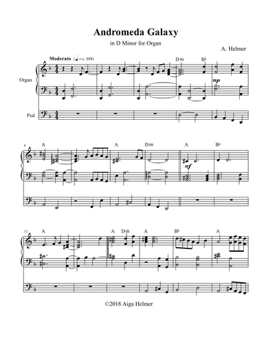 Andromeda Galaxy for Organ