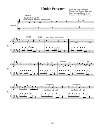 Under Pressure (arr. Christy L'Esperance)