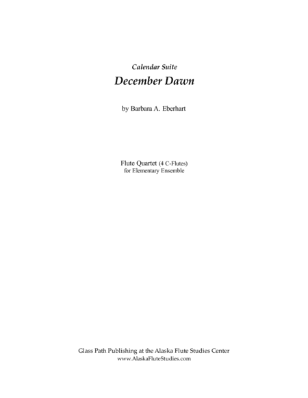 Calendar Suite - December Dawn