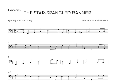THE STAR-SPANGLED BANNER (arr. Alex Nunes Rodrigues)
