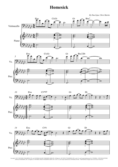 Homesick (arr. Wesley S. SIlva)