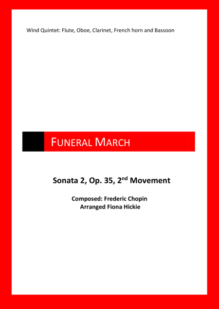 Funeral March: Wind Quintet (arr. Fiona Hickie)
