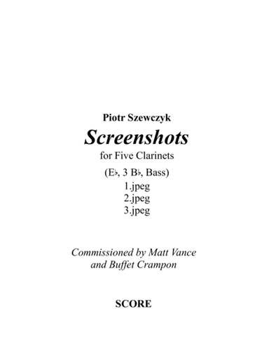 Screenshots for Five Clarinets
