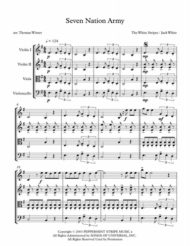 Seven Nation Army (arr. Thomas Winter)