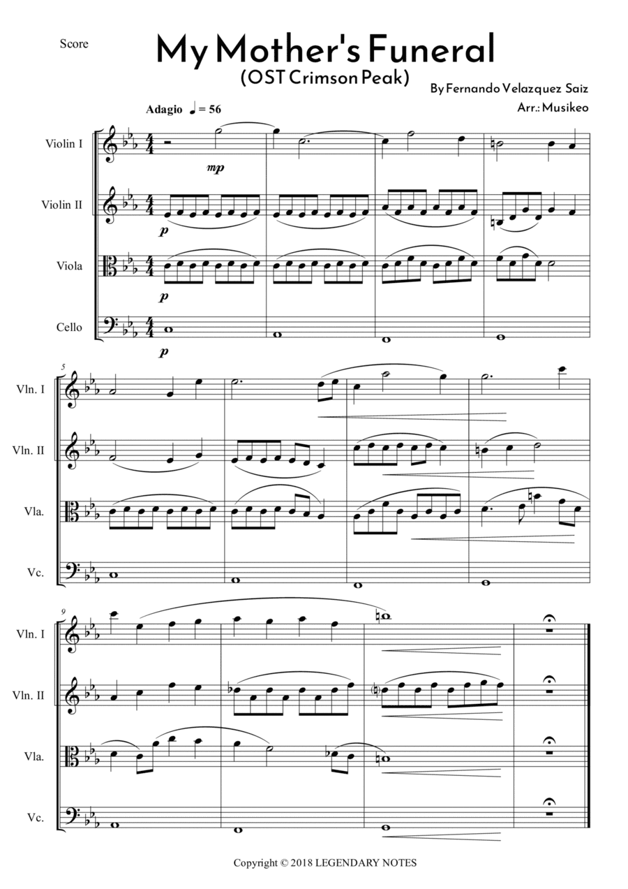 Mom's Funeral (arr. Musikeo)