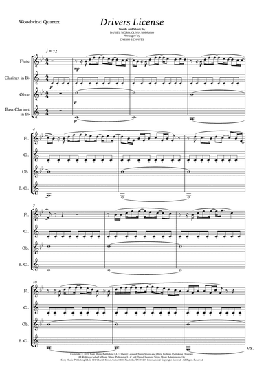 Drivers License (arr. Cássio Silva Chaves)