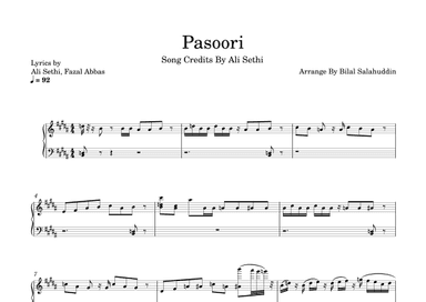Pasoori (arr. Bilal Salahuddin)
