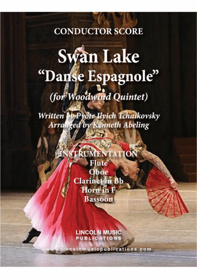 Tchaikovsky – Danse Espagnole (Spanish Dance) from Swan Lake (for Woodwind Quintet) (arr. Kenneth Abeling)