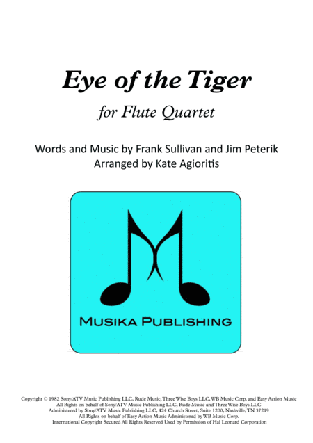 Eye Of The Tiger (arr. Kate Agioritis)