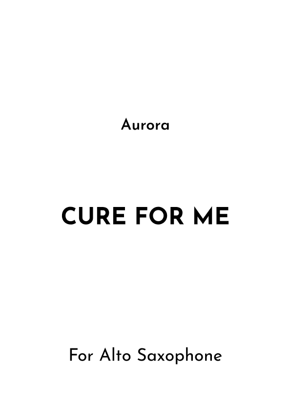 Cure For Me (arr. Jireh J.)