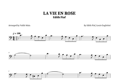 La Vie En Rose (arr. Valdir Maia)