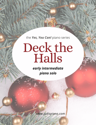 Deck The Halls - Intermediate Piano Solo (arr. JudisPiano)