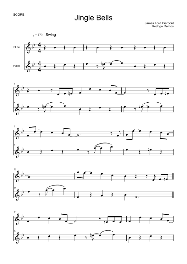 Jingle Bells (arr. Rodrigo Ramos)