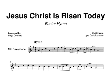 Jesus Christ Is Risen Today (arr. Tiago Cordeiro)