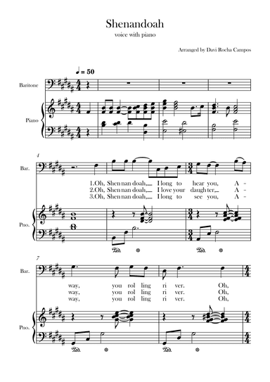 Shenandoah (arr. Davi Rocha Campos)